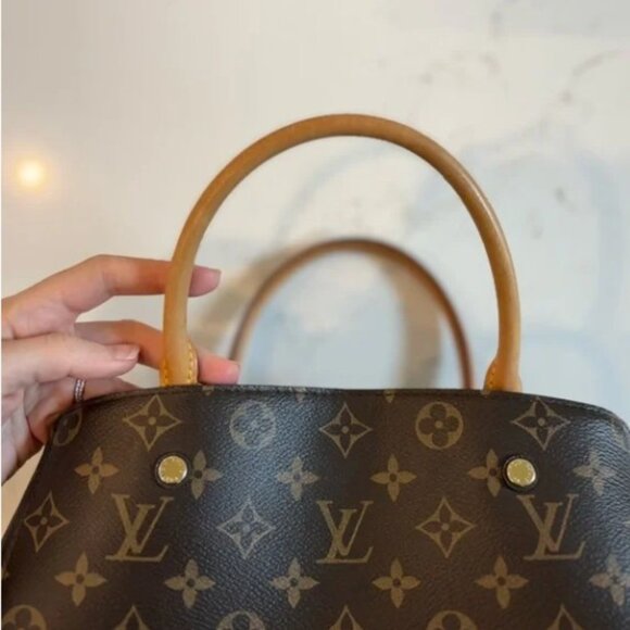 EUC AUTHENTIC Louis Vuitton Montaigne MM Monogram Handbag - Picture 12 of 14